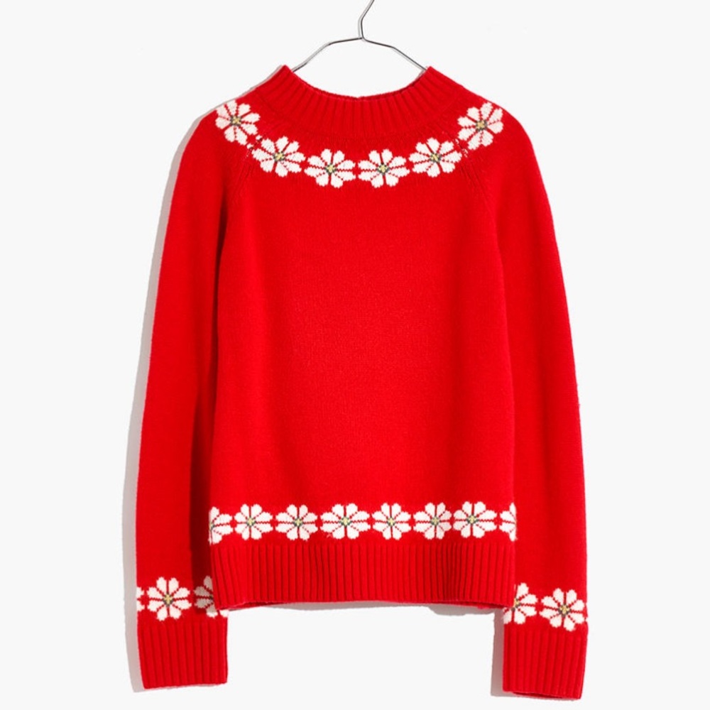Madewell Floral Hazelwood Pullover Sweater - Picture 5 of 6